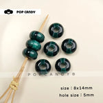 5 PCS Resin Beads for Jewelry Making, Handmade Craft with Resin Inlay, Available in Colour for DIY Accessories