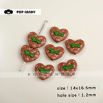 Heart Shape Alloy Beads for Jewelry Making, Handmade Craft Supplies for DIY Accessories