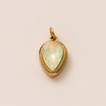 Style Colorful Stainless Steel Birthstone Pendant Women's DIY Necklace Accessories Twelve Birthstones 18K Gold Plated
