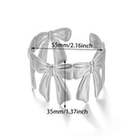 Stainless Steel Non-Fading Bracelet Women's Ins Style Unique Design Sensation Wristband Daily Commuting Jewelry