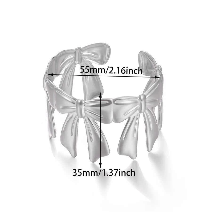 Stainless Steel Non-Fading Bracelet Women's Ins Style Unique Design Sensation Wristband Daily Commuting Jewelry