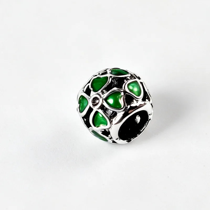 Handmade Alloy Beads with Rhinestones in Multicolor, Cartoon Style Jewelry Accessories