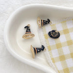 Handmade Alloy Star Pendant with Stoving Varnish, 1 PCS/Package, Perfect Halloween Jewelry Accessory
