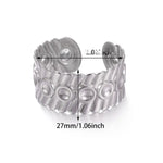 Stainless Steel Non-Fading Bracelet Women's Ins Style Unique Design Sensation Wristband Daily Commuting Jewelry