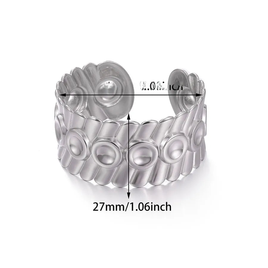 Stainless Steel Non-Fading Bracelet Women's Ins Style Unique Design Sensation Wristband Daily Commuting Jewelry