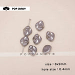 Handmade Resin Beads for Jewelry Making in Gold Color, Perfect for DIY Accessories