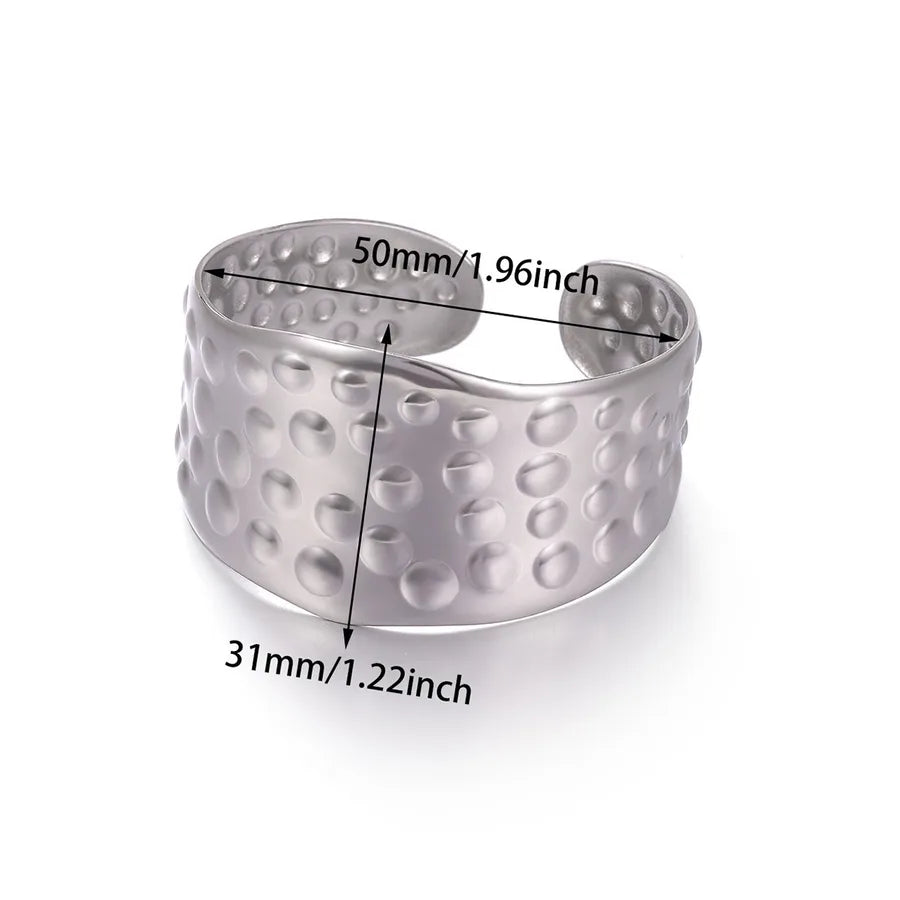 Stainless Steel Non-Fading Bracelet Women's Ins Style Unique Design Sensation Wristband Daily Commuting Jewelry