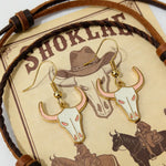 Unisex Animal Pattern Jewelry Set in Iron Featuring Enamel Craftsmanship with Cable Chain Design