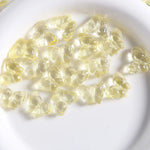 10 PCS Glass Butterfly Beads for Jewelry Making in Light Blue, Perfect for DIY Accessories