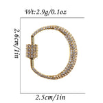 1 Piece 25*14mm 28*15mm 31mm Copper Zircon Geometric Heart Shape Pendant