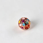 Handmade Alloy Beads with Rhinestones in Multicolor, Cartoon Style Jewelry Accessories