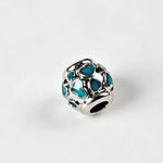Handmade Alloy Beads with Rhinestones in Multicolor, Cartoon Style Jewelry Accessories