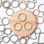 Alloy Circle Jump Ring with Stoving Varnish Finish, Sport Style Jewelry Accessory in Colour