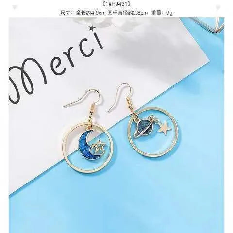 Sterling Silver Needle Earrings Light Luxury Minority High Sense Personalized Earrings Micro Inlaid Pearls Ear Studs Ins Style