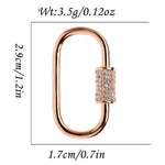 1 Piece 25*14mm 28*15mm 31mm Copper Zircon Geometric Heart Shape Pendant