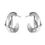 1 Pair Simple Style Classic Style Geometric Heart Shape Plating Alloy Earrings