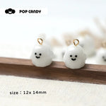 Handmade Resin Pumpkin Beads for Jewelry Making, Perfect for Halloween DIY Accessories