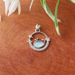 Vintage Style Geometric Copper Pendant with Electroplated Gold Plating